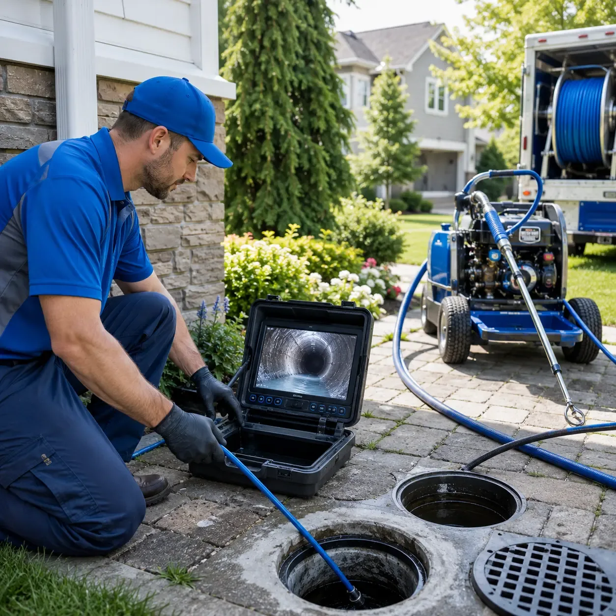 Outdoor drain cleaning professionals serving Maggie Valley, NC